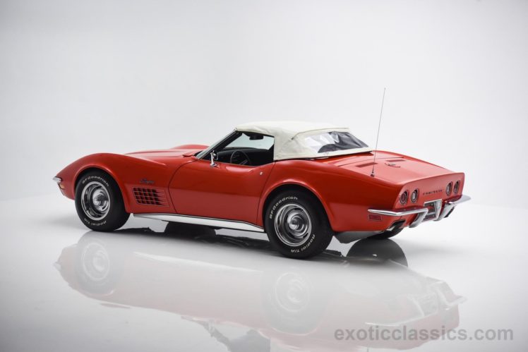 1970, Chevrolet, Corvette, Stingray, C3, Convertible, Classic, Cars, Red HD Wallpaper Desktop Background