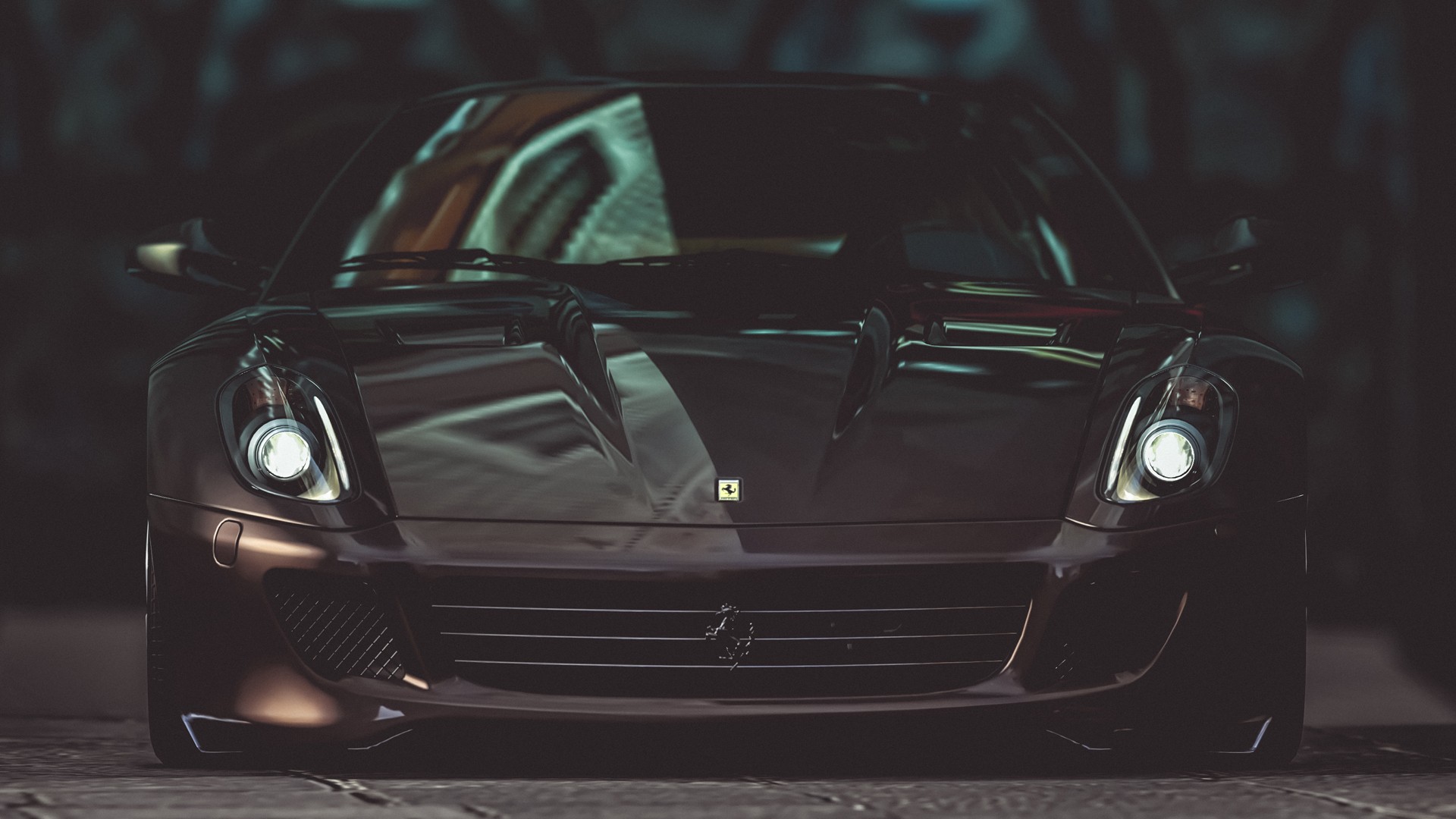 ferrari, 599, Cg, Warm Wallpaper