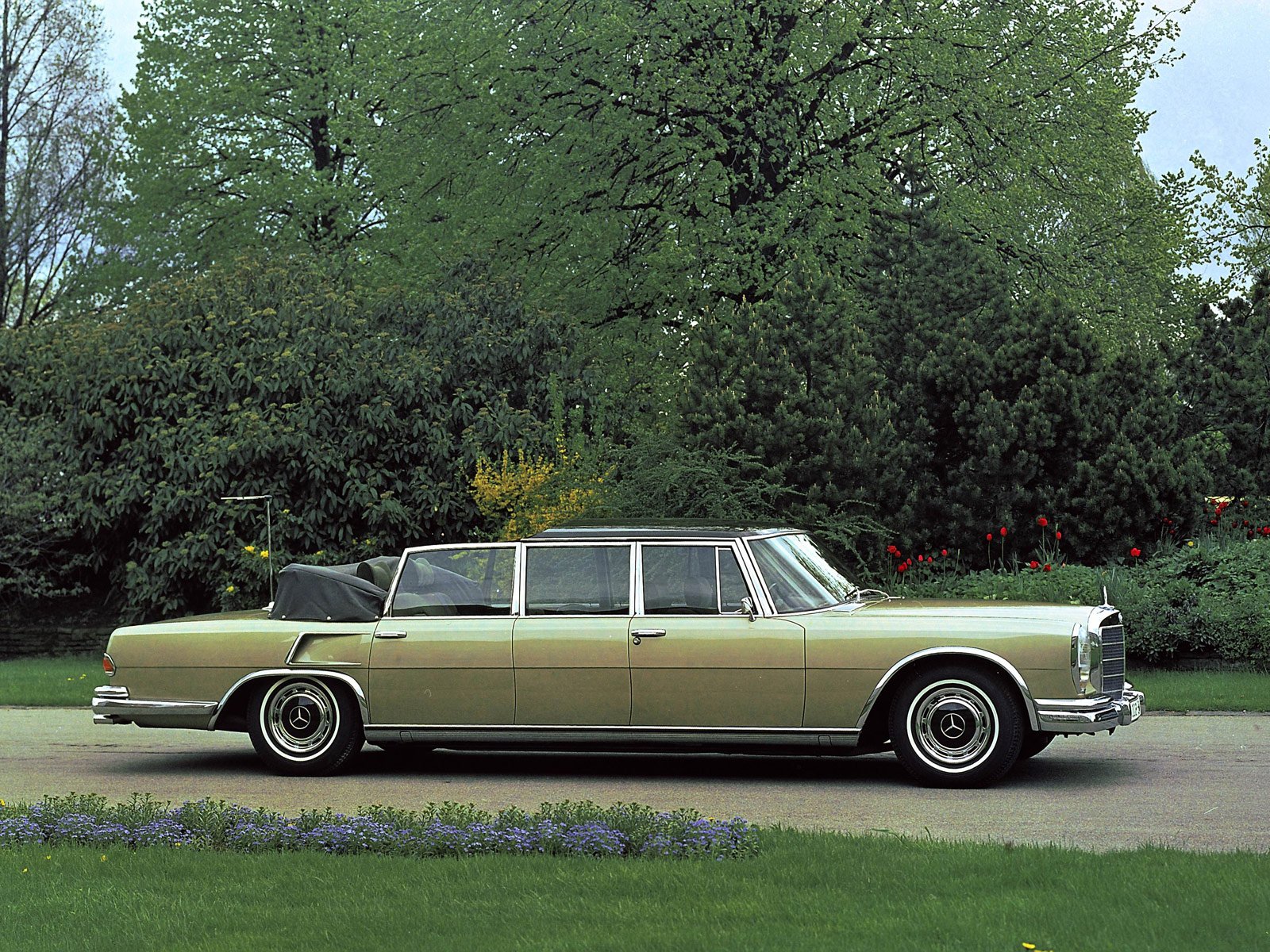mercedes, Benz, 600, Pullman, Landaulet, Black, Classic, Cars, 1965 Wallpaper