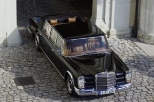 mercedes, Benz, 600, Pullman, Landaulet, Black, Classic, Cars, 1965