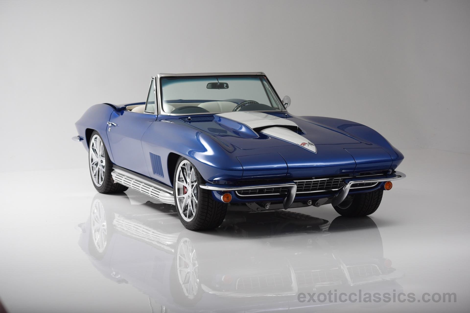 1967, Blue, Cars, Chevrolet, Classic, Convertible, Corvette, Stingray Wallpaper