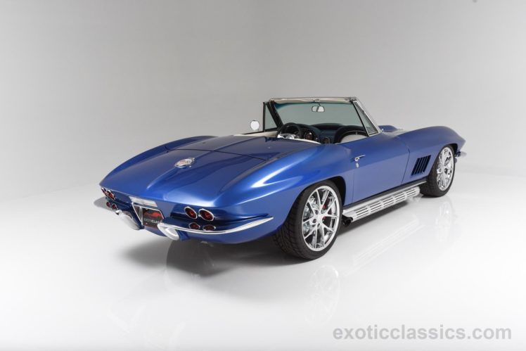 1967, Blue, Cars, Chevrolet, Classic, Convertible, Corvette, Stingray HD Wallpaper Desktop Background