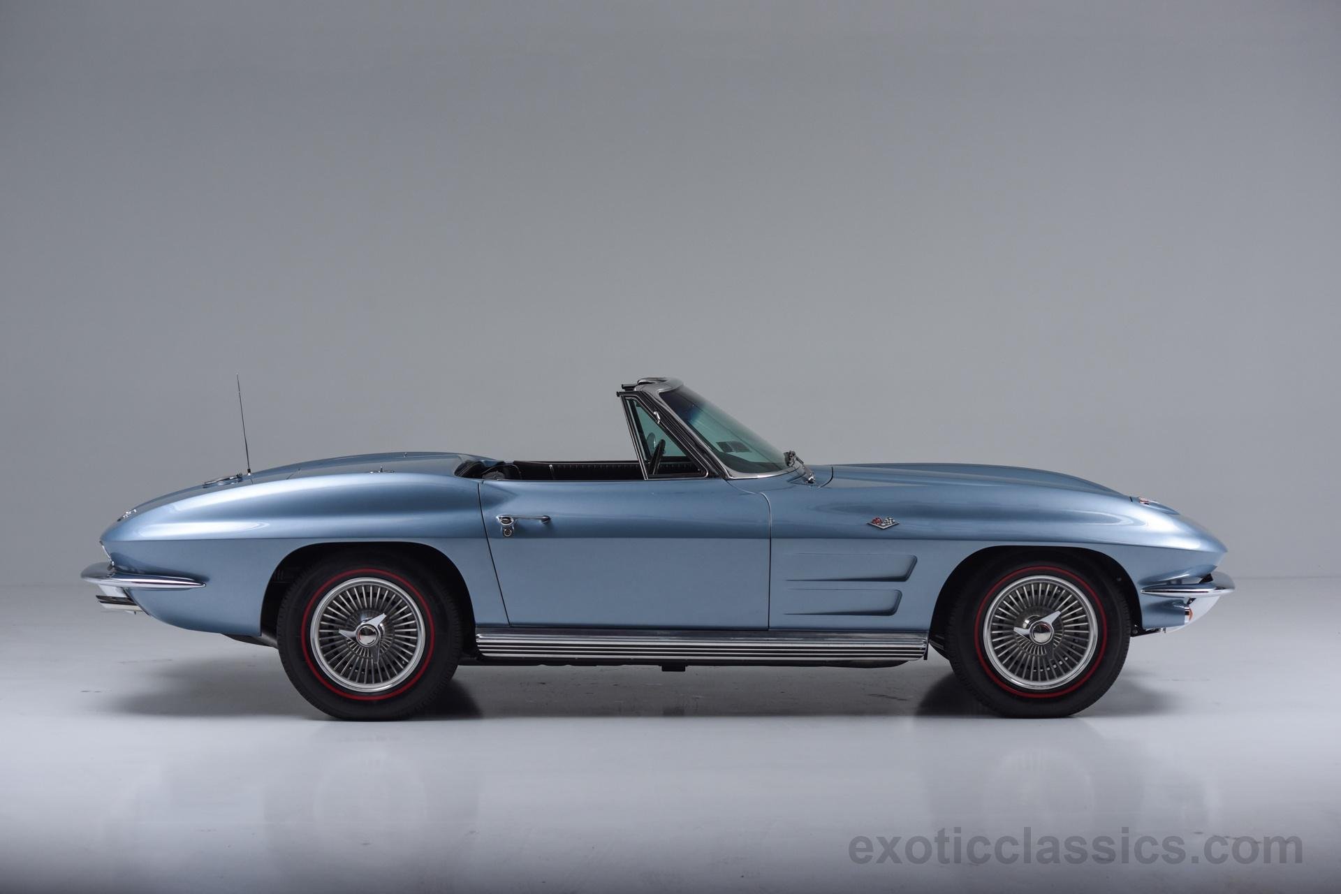 1964, Blue, Cars, Chevrolet, Classic, Convertible, Corvette, Stingray Wallpaper