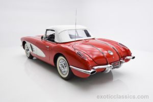 1958, C1, Red, Cars, Chevrolet, Classic, Convertible, Corvette, Stingray