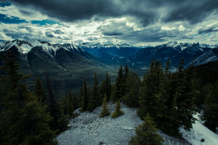 parks, Canada, Mountains, Scenery, Banff, Nature HD Wallpaper Desktop Background