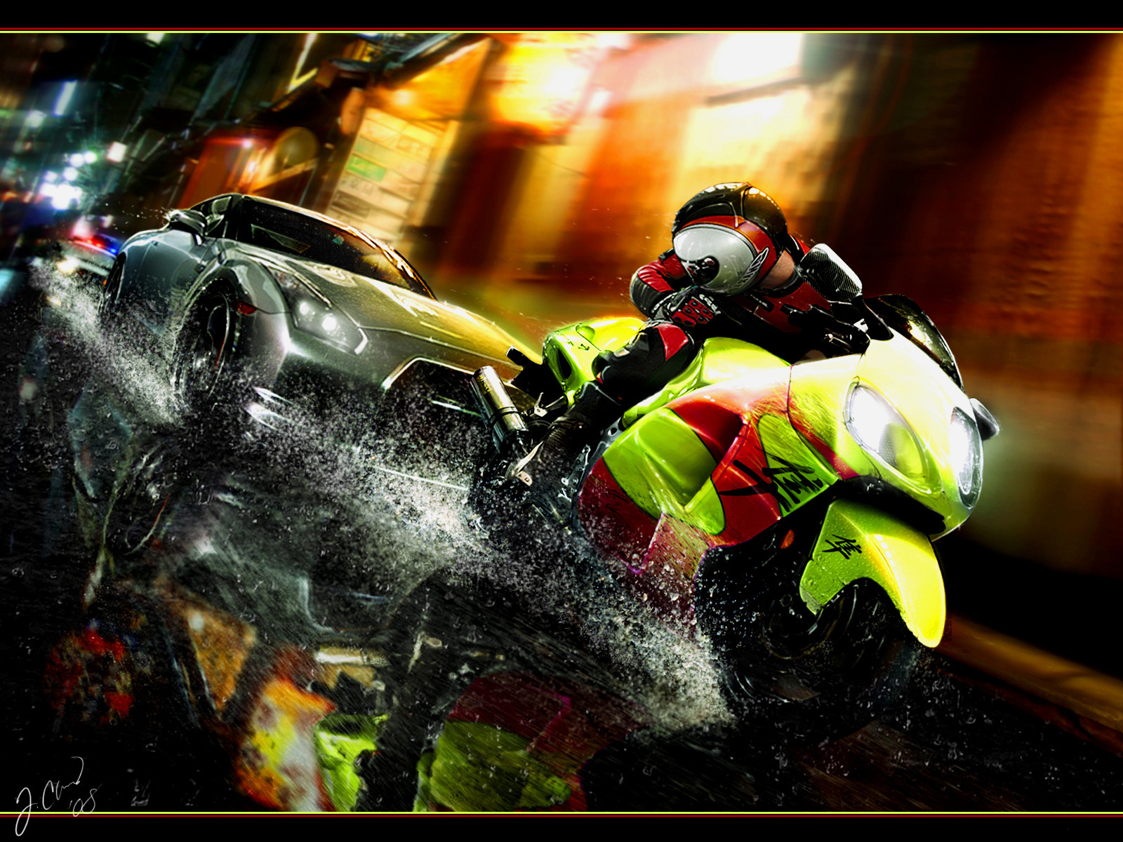 pursuit, Race, Tuning, Superbike, Cars Wallpaper