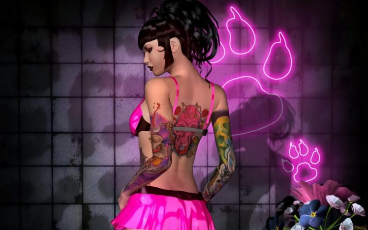 fantasy, Original, Art, Artistic, Artwork, Tattoo, Girls, Girl HD Wallpaper Desktop Background