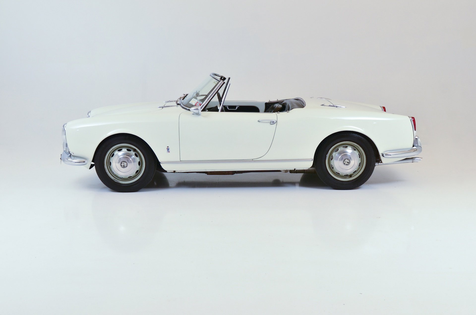 1964, Alfa, Romeo, Giulia, 1600, Spider, Classic, Cars, Bianca Wallpaper