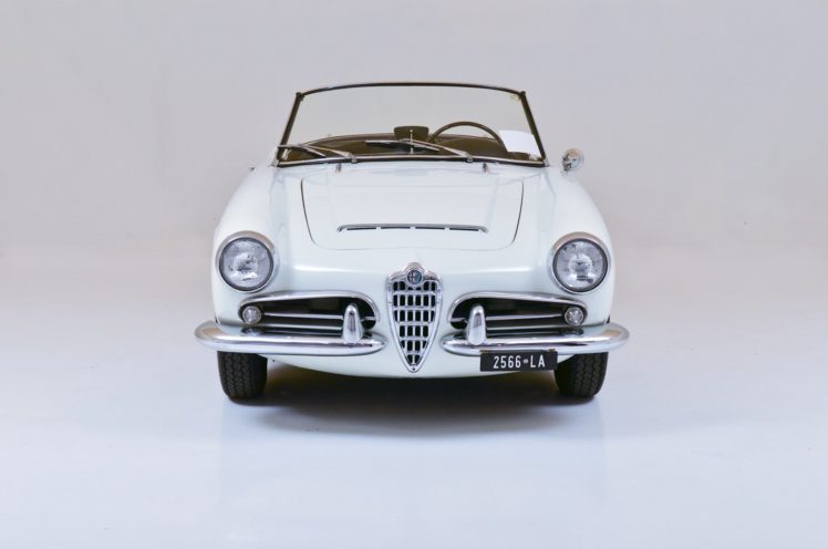 1964, Alfa, Romeo, Giulia, 1600, Spider, Classic, Cars, Bianca HD Wallpaper Desktop Background