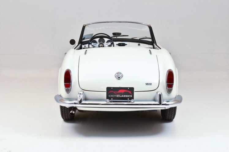 1964, Alfa, Romeo, Giulia, 1600, Spider, Classic, Cars, Bianca HD Wallpaper Desktop Background
