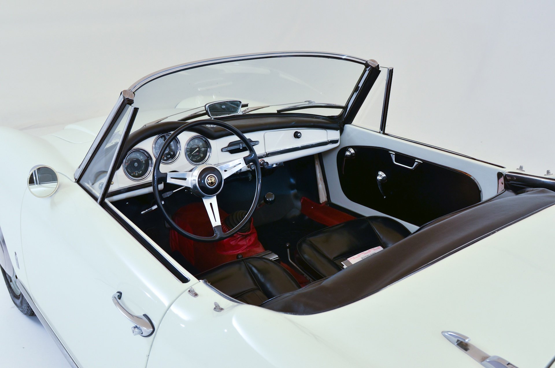 1964, Alfa, Romeo, Giulia, 1600, Spider, Classic, Cars, Bianca Wallpaper