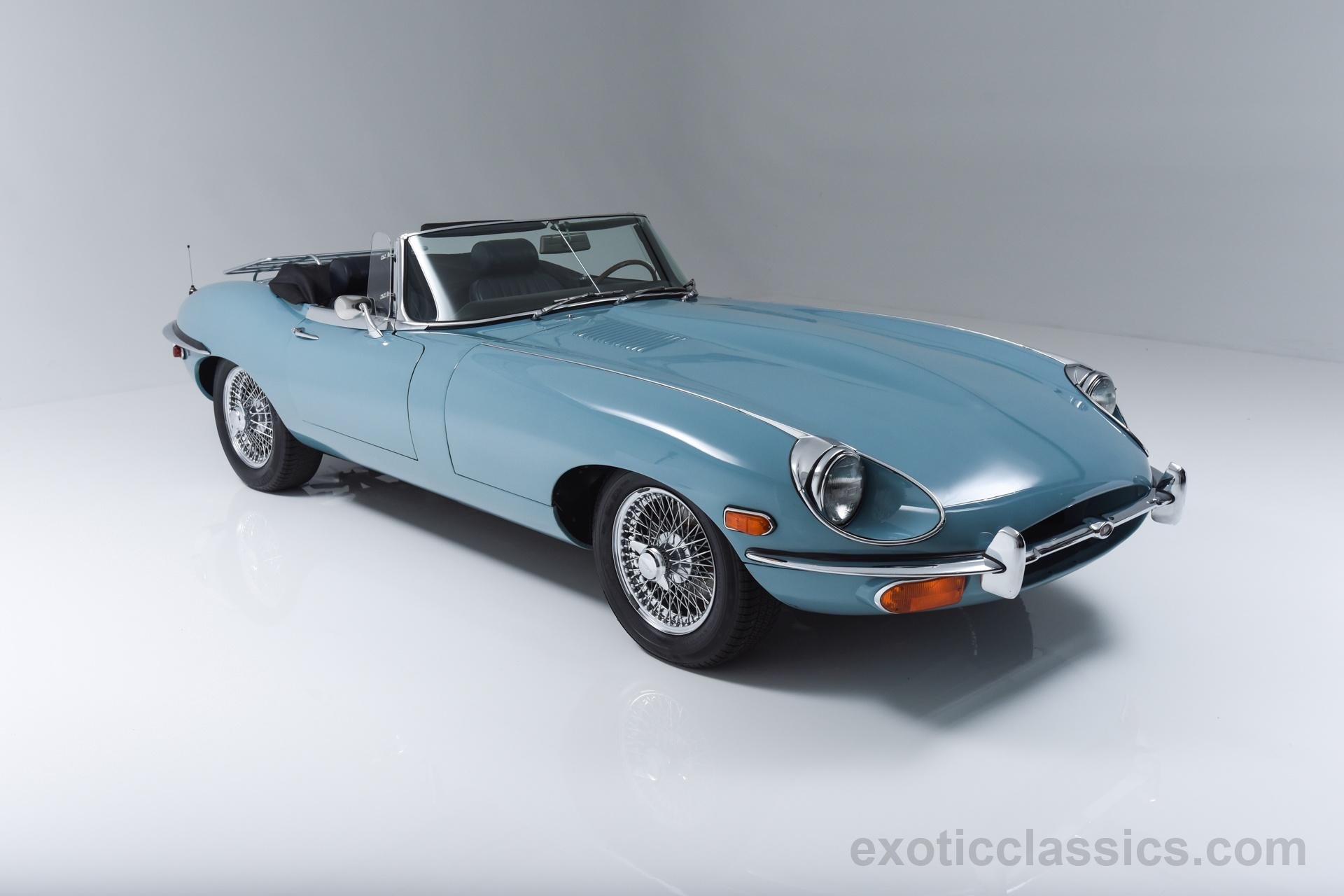 1969, Jaguar, Xke, Convertible, Cars, Classic, Blue Wallpaper