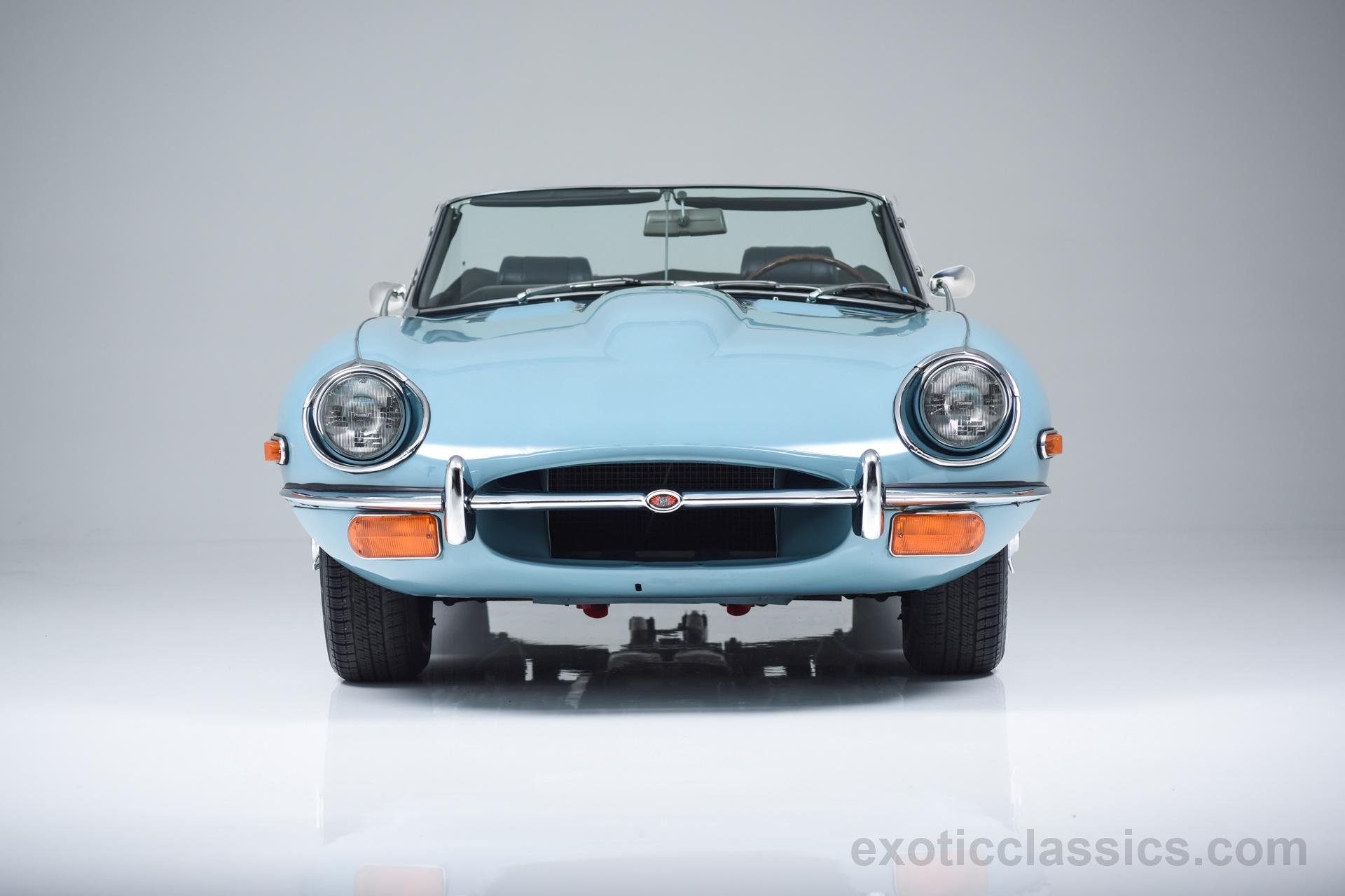 1969, Jaguar, Xke, Convertible, Cars, Classic, Blue Wallpaper