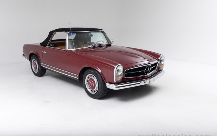 1967, Mercedes, Benz, 230 sl, Roadster, Classic, Cars HD Wallpaper Desktop Background