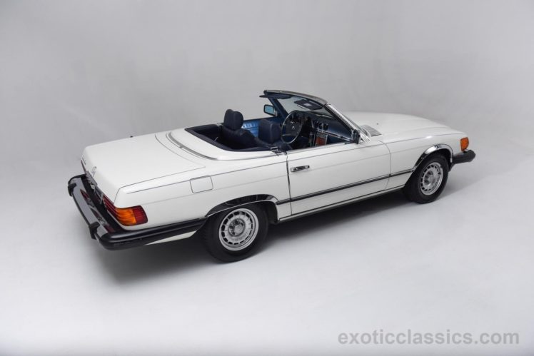 1984, Mercedes, Benz, 380 sl, Roadster, Classic, Cars, White HD Wallpaper Desktop Background
