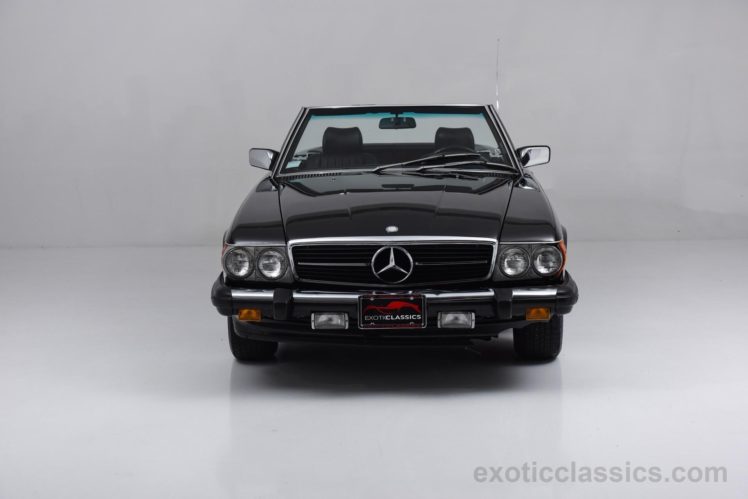 1988, Mercedesbenz, 560 sl, Roadster, Cars, Classic, Black HD Wallpaper Desktop Background