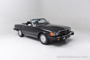 1988, Mercedesbenz, 560 sl, Roadster, Cars, Classic, Black