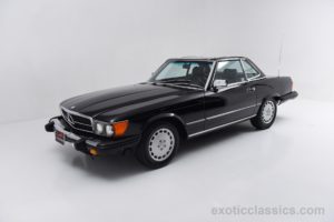 1988, Mercedesbenz, 560 sl, Roadster, Cars, Classic, Black
