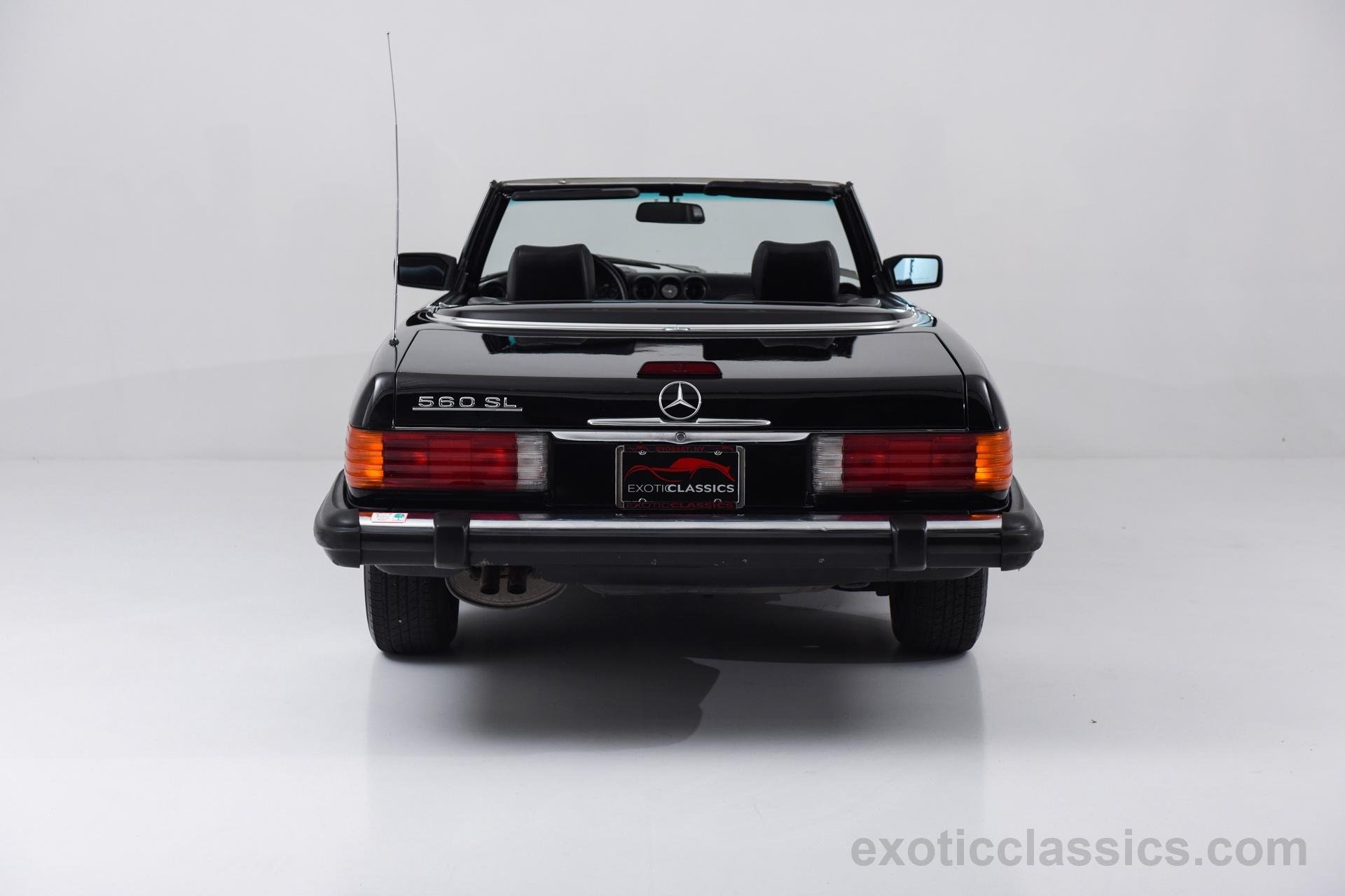 1988, Mercedesbenz, 560 sl, Roadster, Cars, Classic, Black Wallpaper
