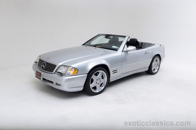 2001, Mercedes, Sl, 500, Cars, Roadster, Silver HD Wallpaper Desktop Background