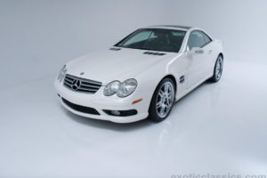 2003, Mercedes, Sl 55, Amg, Cars, Roadster, White