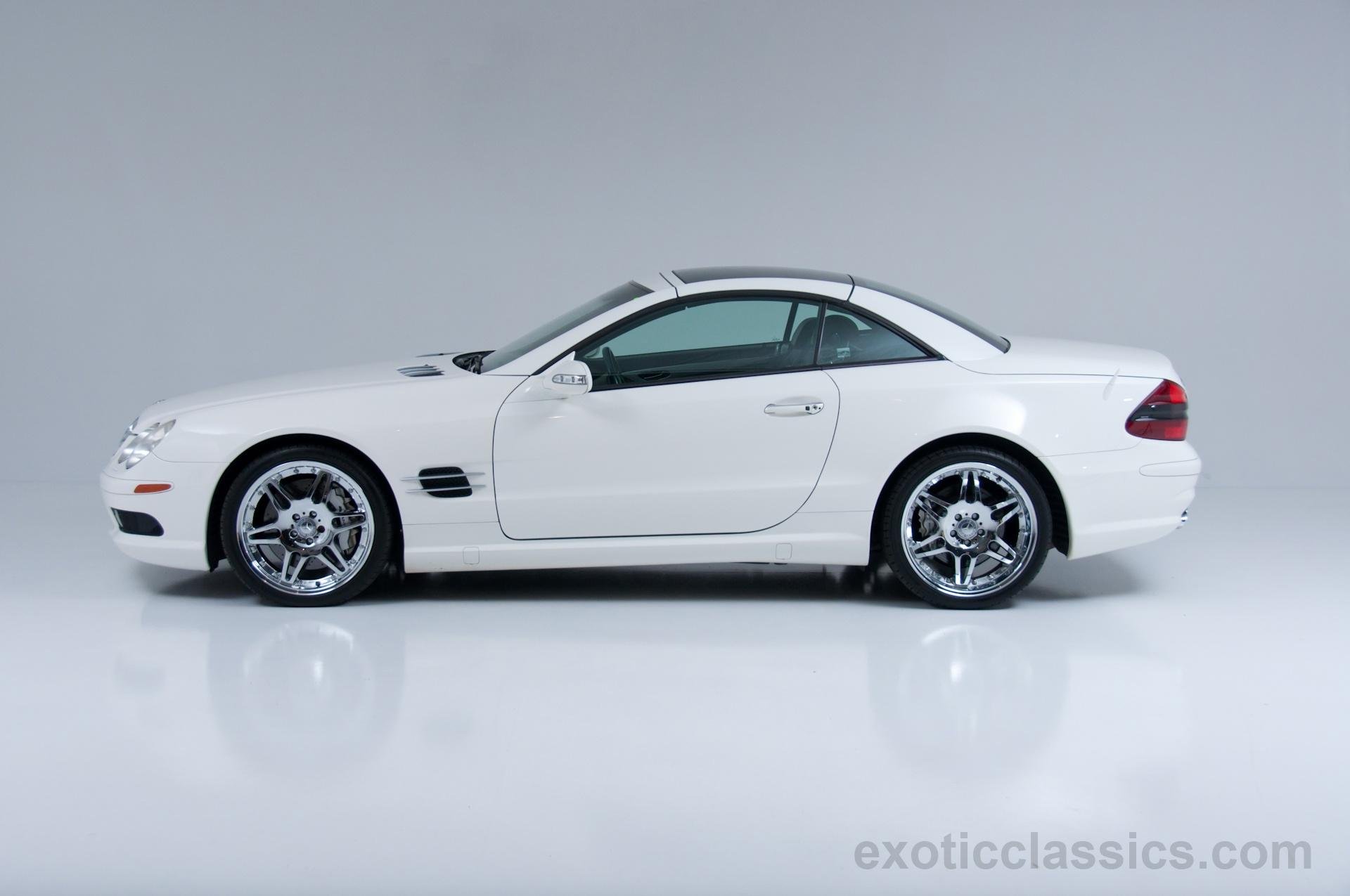 2003, Mercedes, Sl 55, Amg, Cars, Roadster, White Wallpaper