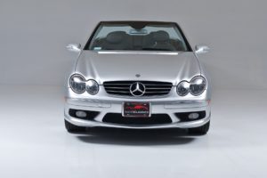 2005, Mercedes, Clk 500, Convertible, Silver, Cars