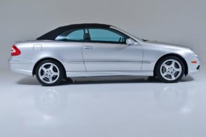2005, Mercedes, Clk 500, Convertible, Silver, Cars