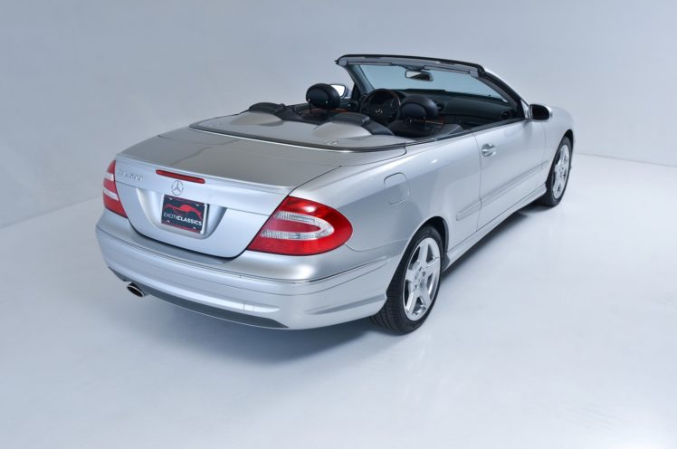 2005, Mercedes, Clk 500, Convertible, Silver, Cars HD Wallpaper Desktop Background