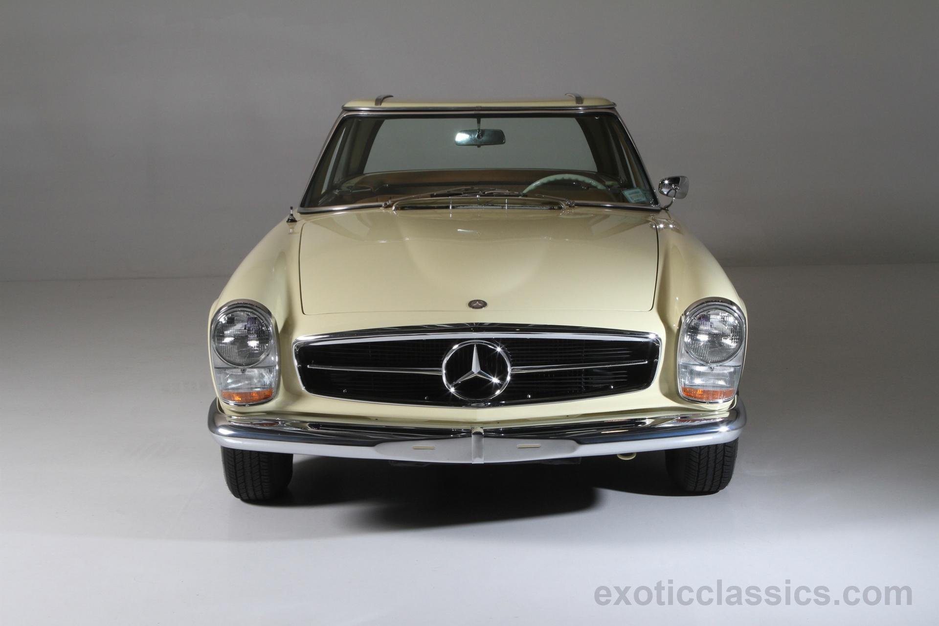 1966, Mercedes, 230 sl, Roadster, Cars, Classic Wallpaper