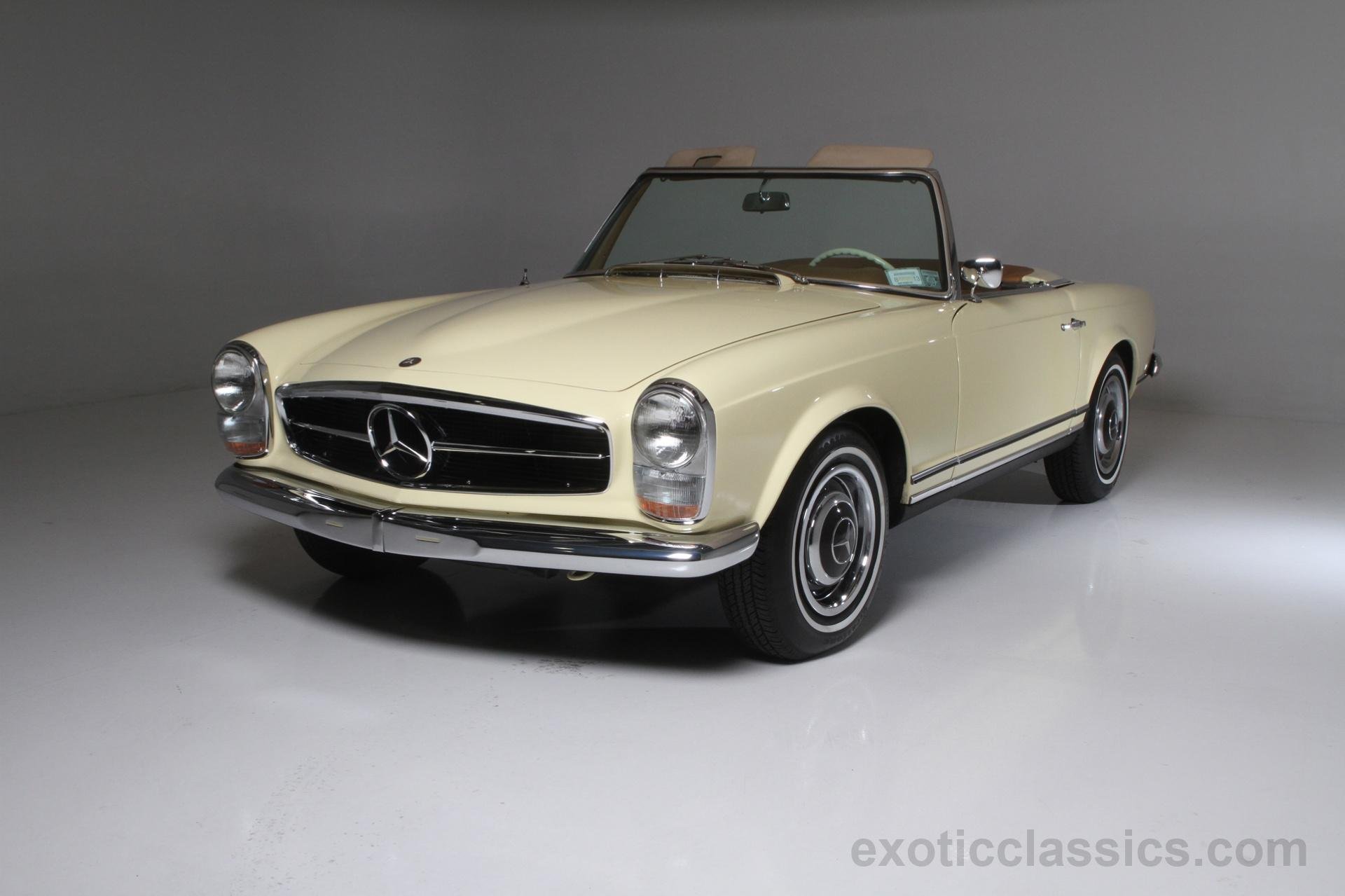 1966, Mercedes, 230 sl, Roadster, Cars, Classic Wallpaper
