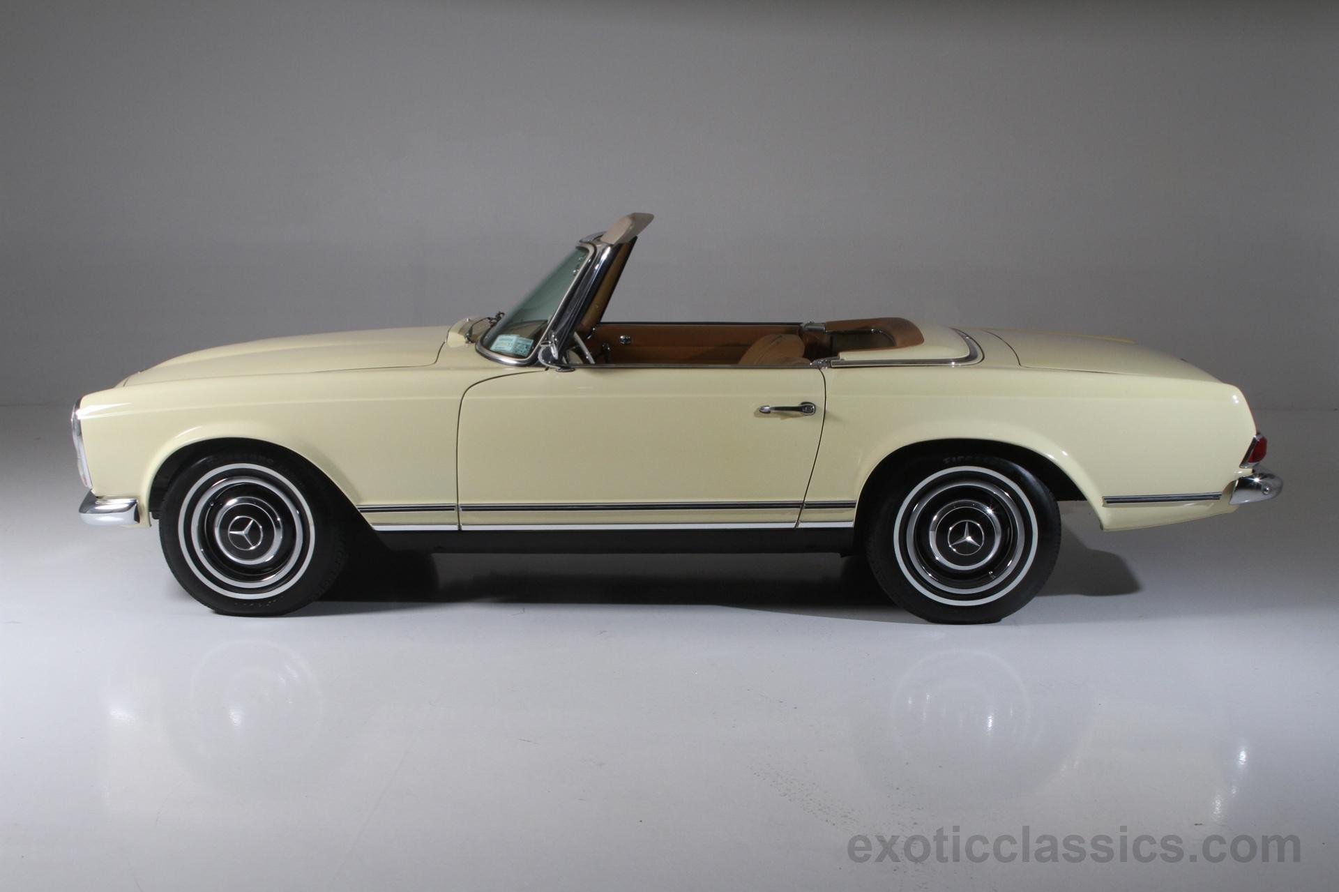 1966, Mercedes, 230 sl, Roadster, Cars, Classic Wallpaper