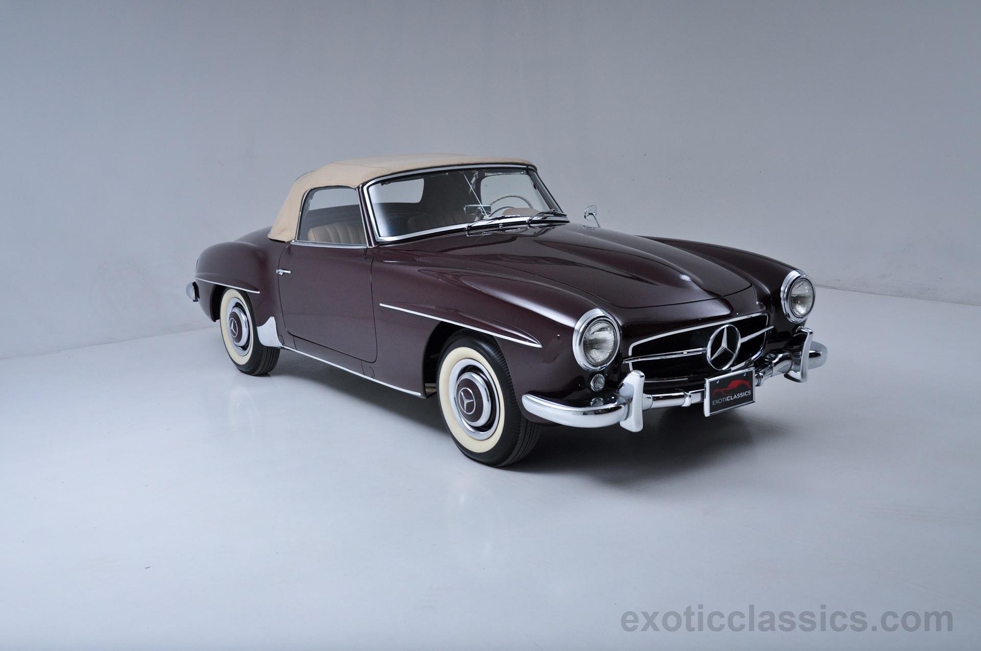 1957, Mercedes, 190 sl, Roadster, Cars, Classic Wallpaper