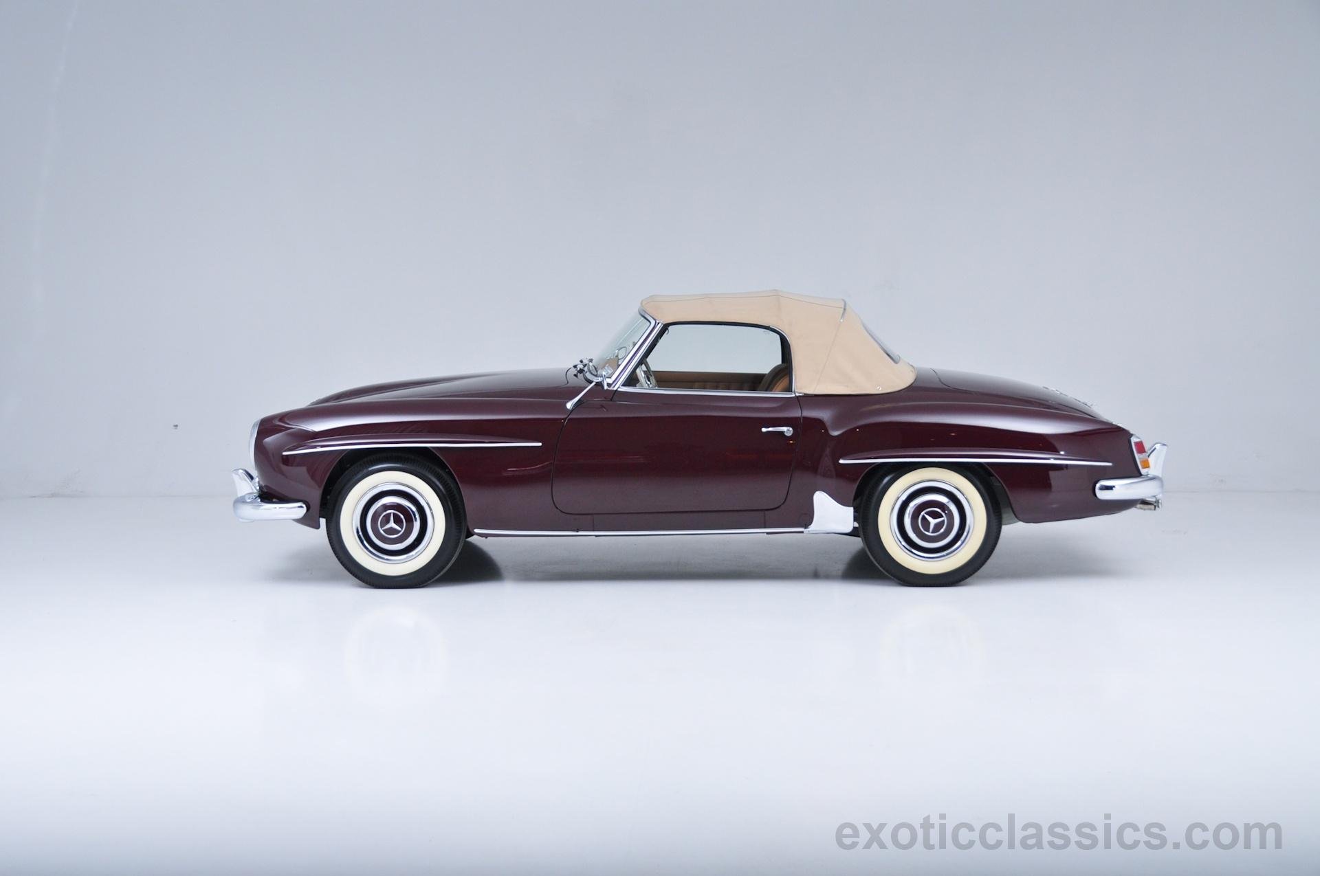 1957, Mercedes, 190 sl, Roadster, Cars, Classic Wallpaper
