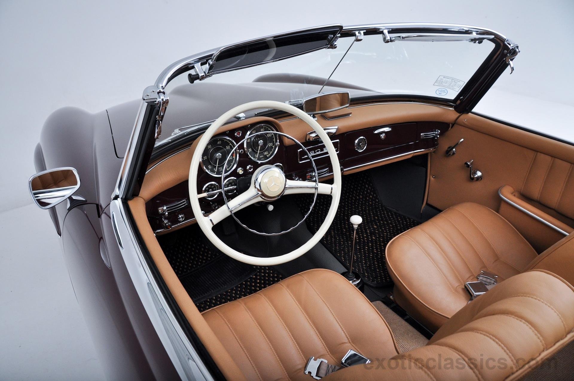 1957, Mercedes, 190 sl, Roadster, Cars, Classic Wallpaper