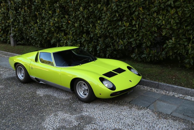1971, Lamborghini, Miura, Sv, Classic, Cars, Green HD Wallpaper Desktop Background