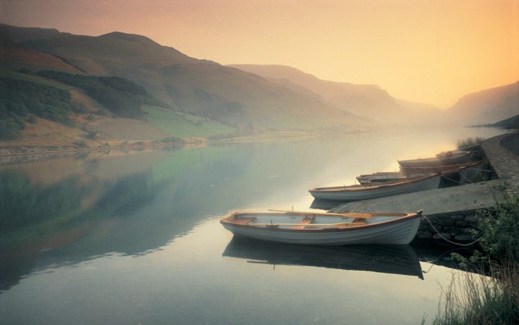 landscape, Beautiful, Lake, Fog HD Wallpaper Desktop Background