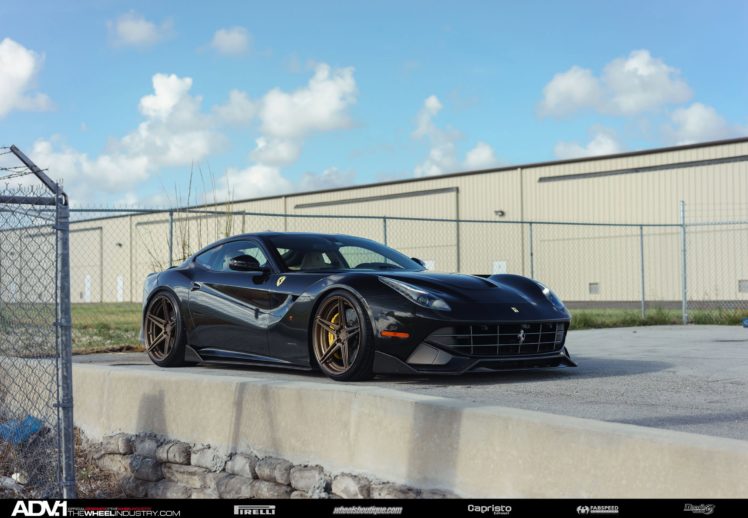 adv, 1, Wheels, Gallery, Ferrari, F12, Coupe, Cars, Black, Modified HD Wallpaper Desktop Background