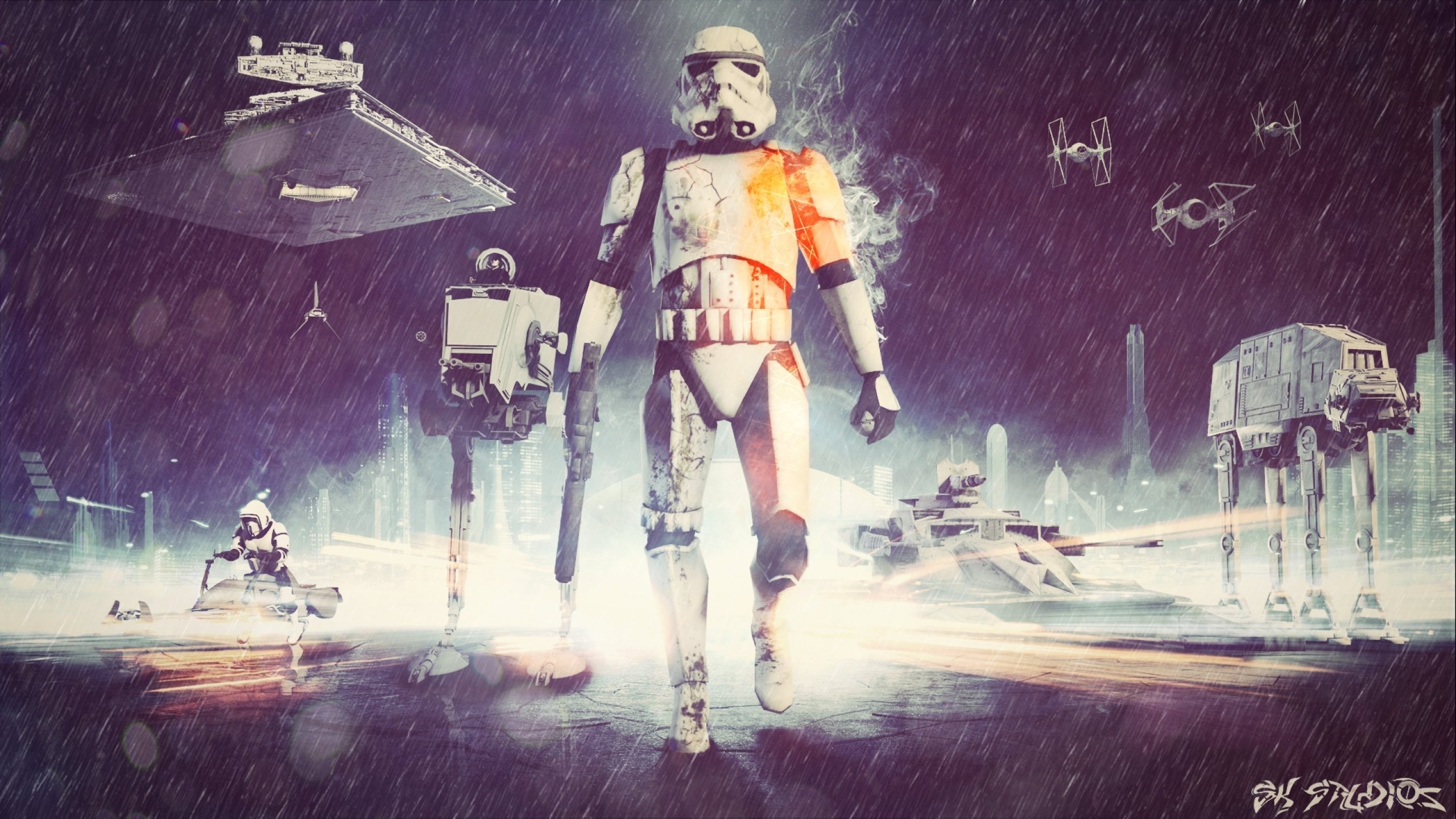 star, Wars, Sci fi, Futuristic, Artwork, Disney Wallpaper