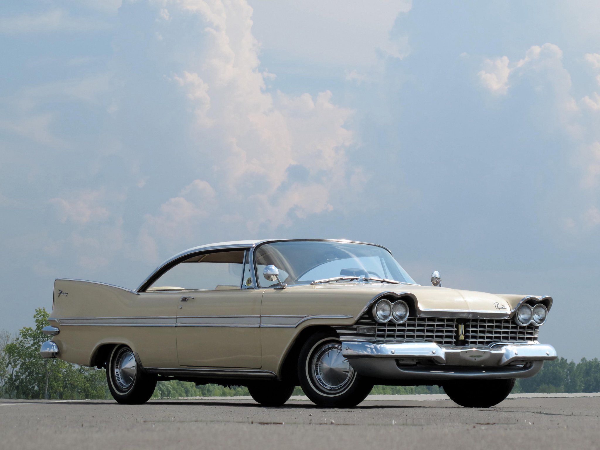1959, Plymouth, Fury, Hardtop, Coupe, Cars, Classic Wallpaper
