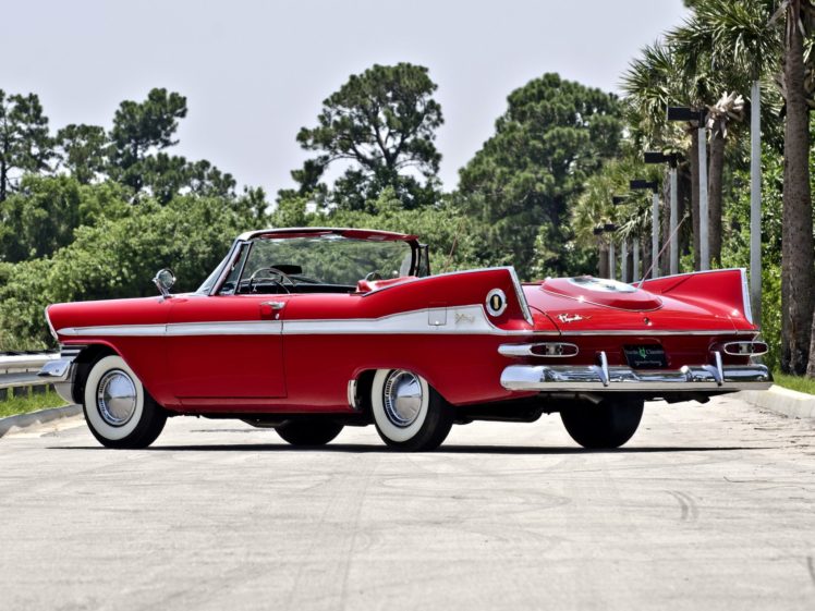 plymouth, Sport, Fury, Convertible, 1959, Classic, Cars, Red HD Wallpaper Desktop Background