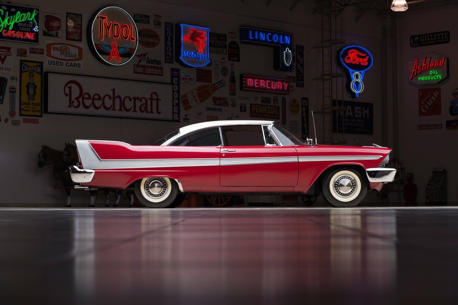 plymouth, Sport, Fury, Coupe, 1958, Classic, Cars, Red Wallpaper