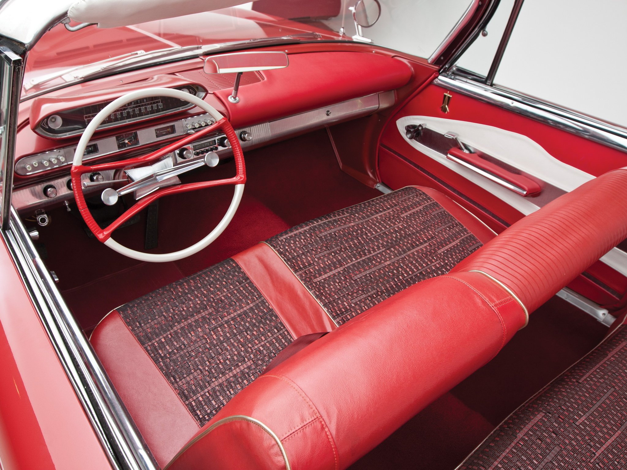 plymouth, Fury, Convertible, 1960, Classic, Cars, Red Wallpaper