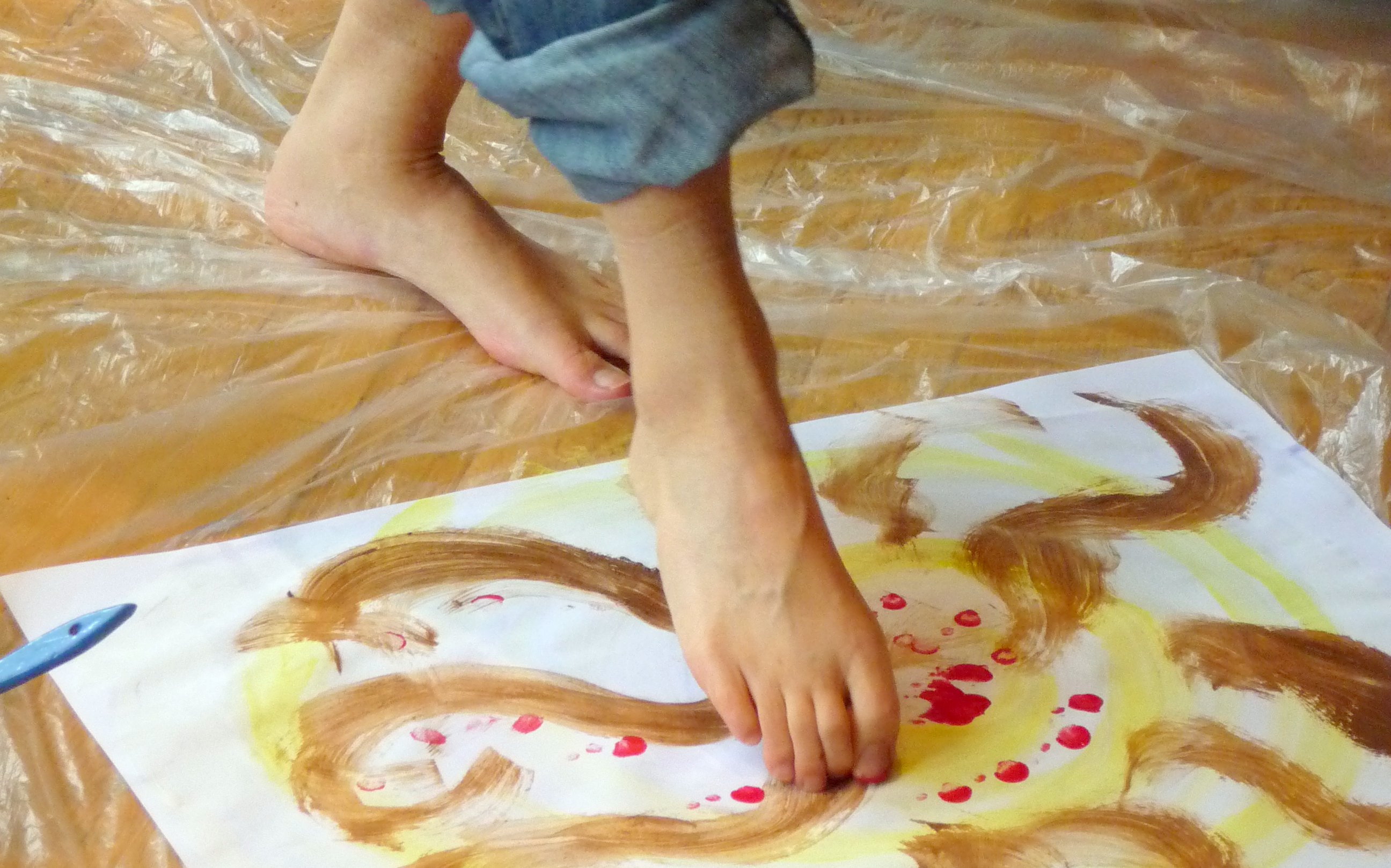 arts, Feet, Fingers, Paint, Women, Girls Wallpapers HD / Desktop and