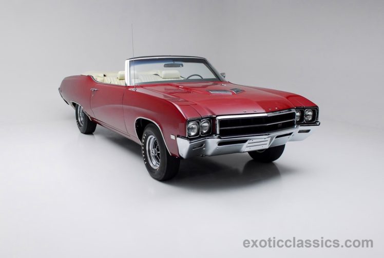1969, Buick, Gran, Sport, Gs400, Convertible, Red, Classic, Cars HD Wallpaper Desktop Background