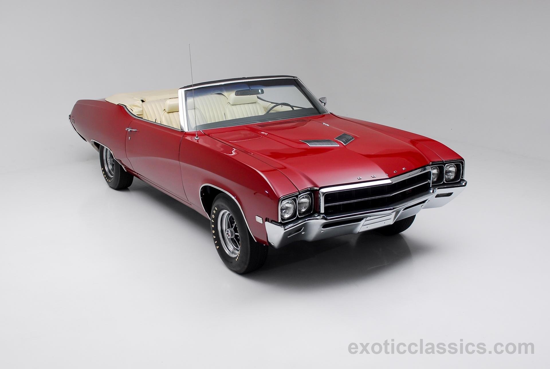 1969, Buick, Gran, Sport, Gs400, Convertible, Red, Classic, Cars Wallpaper