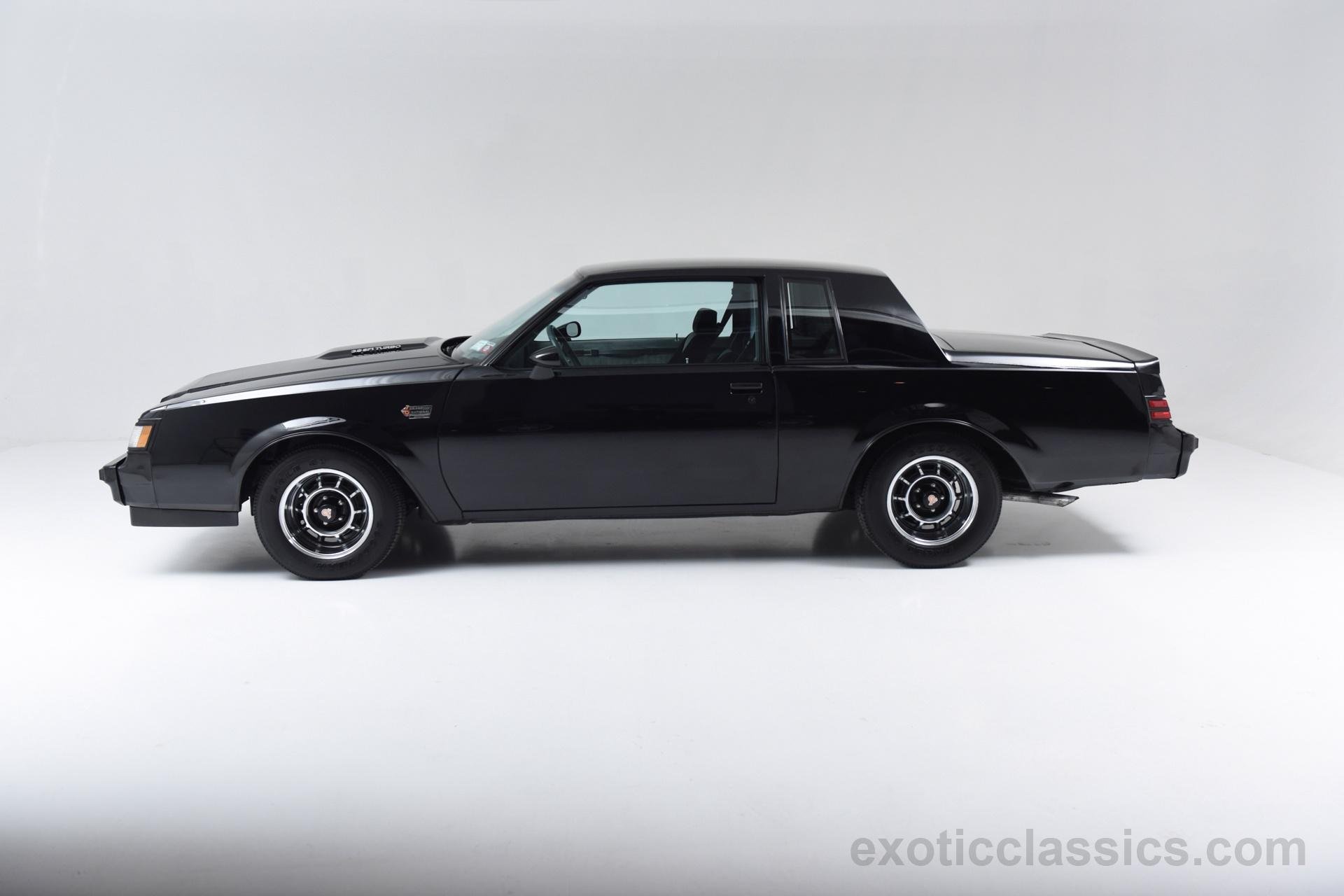 1987, Buick, Grand, National, Hard, Top, Classic, Cars, Black Wallpaper