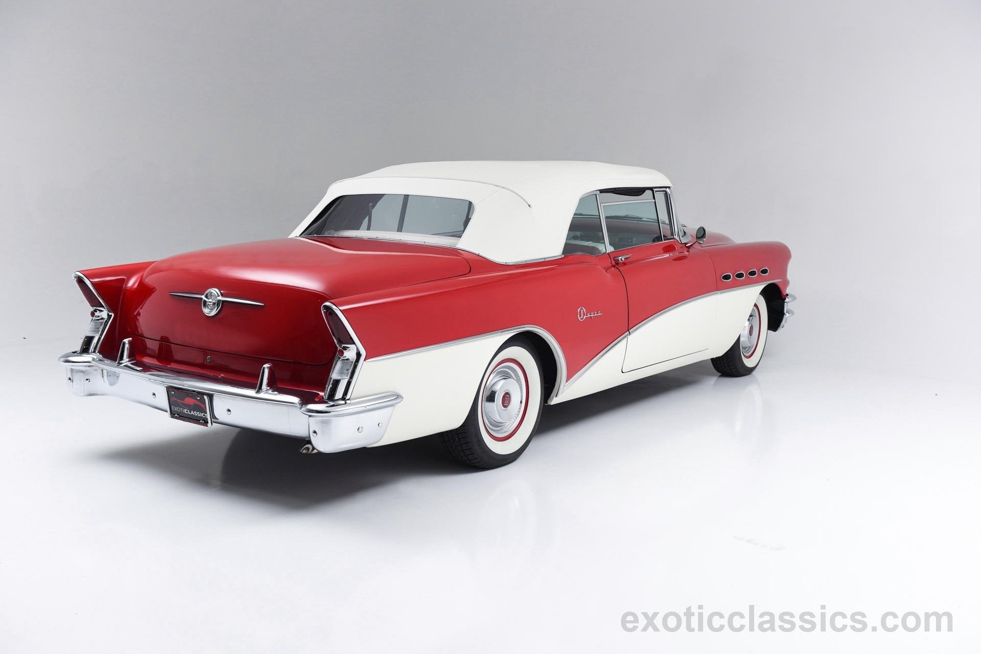 1956, Buick, Super, Convertible, Classic, Cars, Red, White Wallpaper
