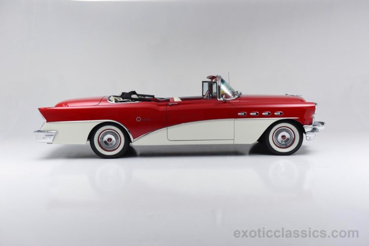 1956, Buick, Super, Convertible, Classic, Cars, Red, White HD Wallpaper Desktop Background