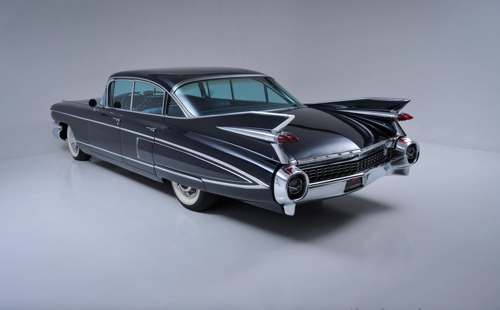 1959, Cadillac, Fleetwood, 60, Special, Sedan, Cars, Classic, Black Wallpaper